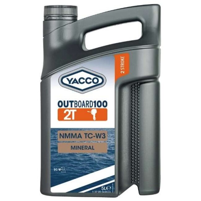 Минеральное моторное масло Yacco OUTBOARD 100 2T 5л
