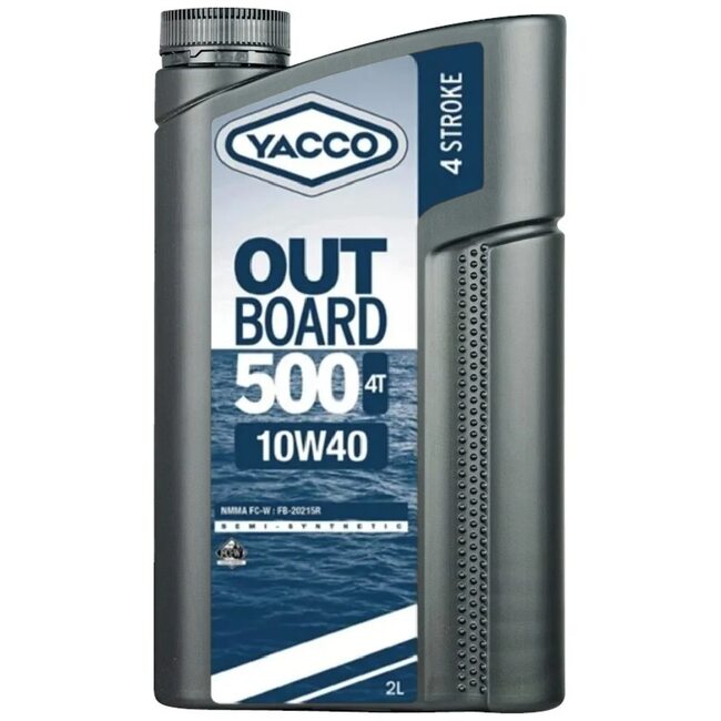 Полусинтетическое моторное масло Yacco OUTBOARD 500 4T 10W40 2л