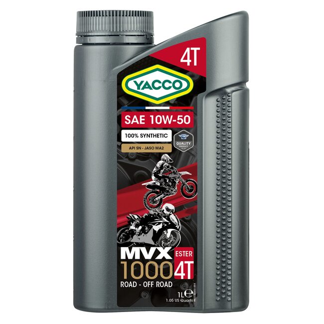 Синтетическое моторное масло Yacco MVX 1000 4T 10W50 1л