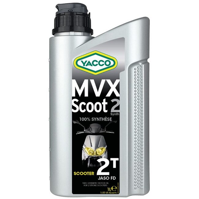 Моющее масло для скутера Yacco MVX SCOOT 2 SYNTH 1л