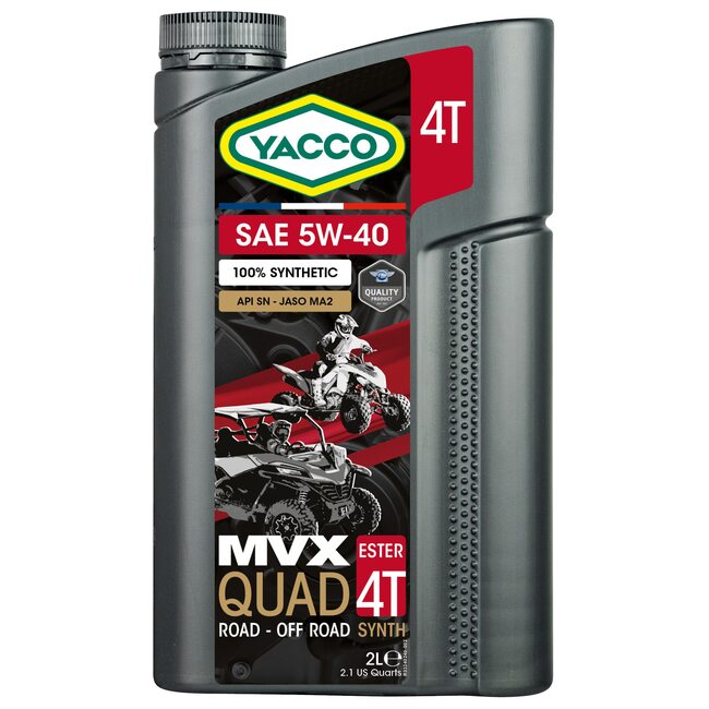 Синтетическое моторное масло Yacco MVX QUAD 4 SYNTH 5W40 2л