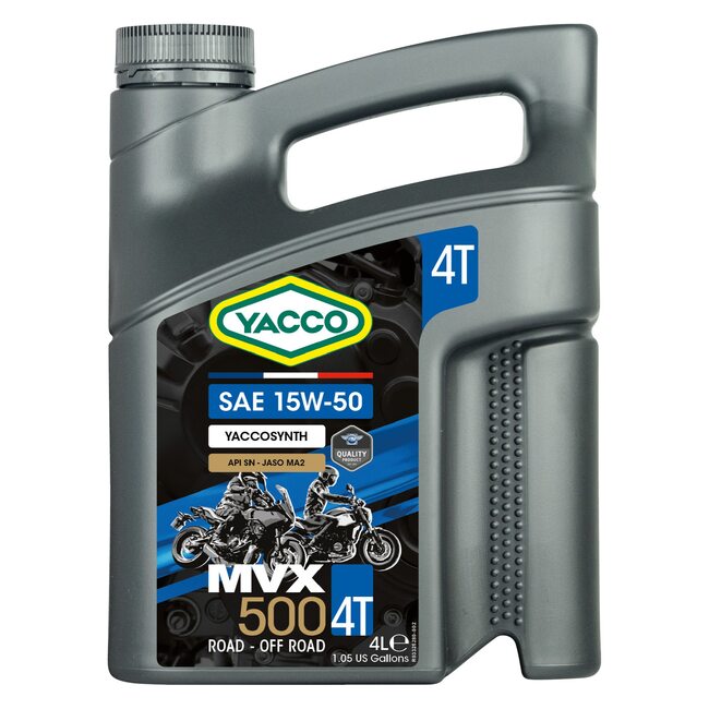 Полусинтетическое моторное масло Yacco MVX 500 4T 15W50 4л