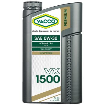 Yacco VX 1500 0W30 2л