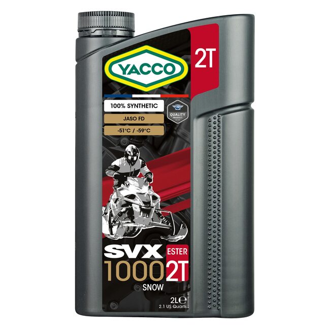 Синтетическое моторное масло Yacco SVX 1000 SNOW 2T - 2л