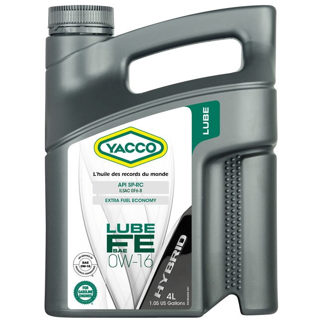 Синтетическое моторное масло Yacco LUBE FE 0W16 4л