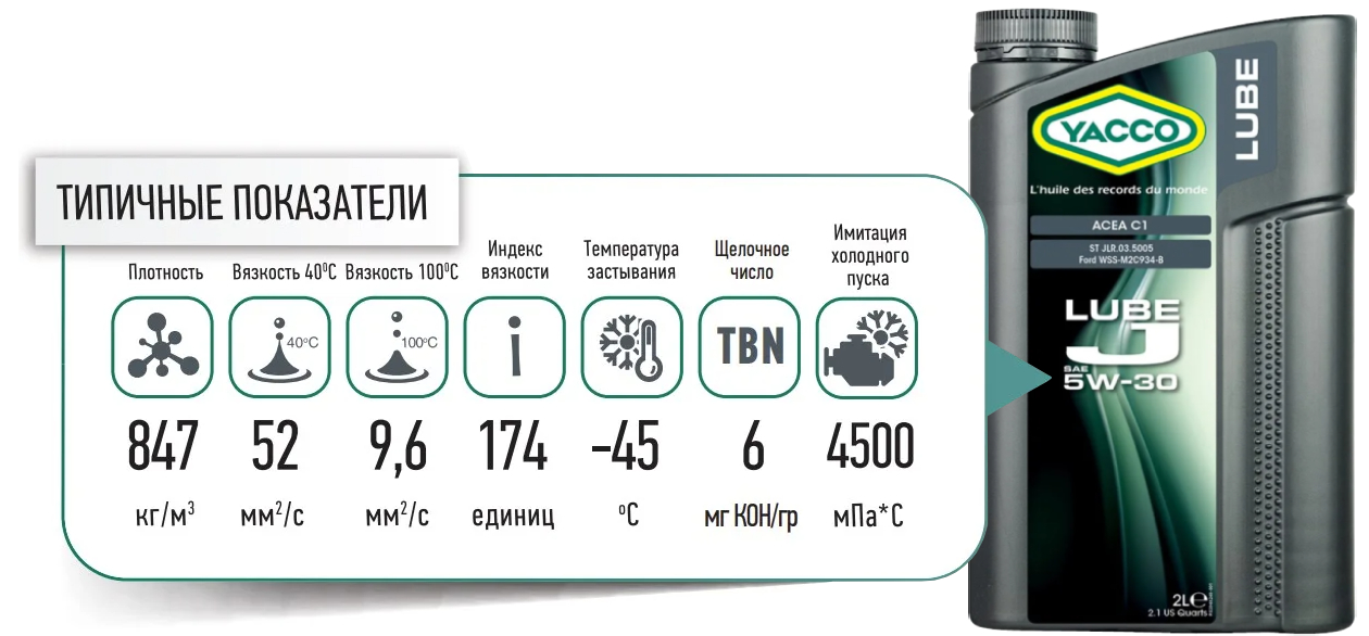 yacco lube j 5W30 promo 2l