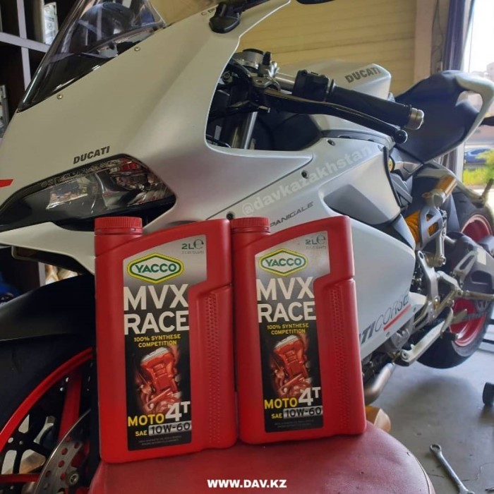 yacco mvx race 10W60 4t moto illustration 2l