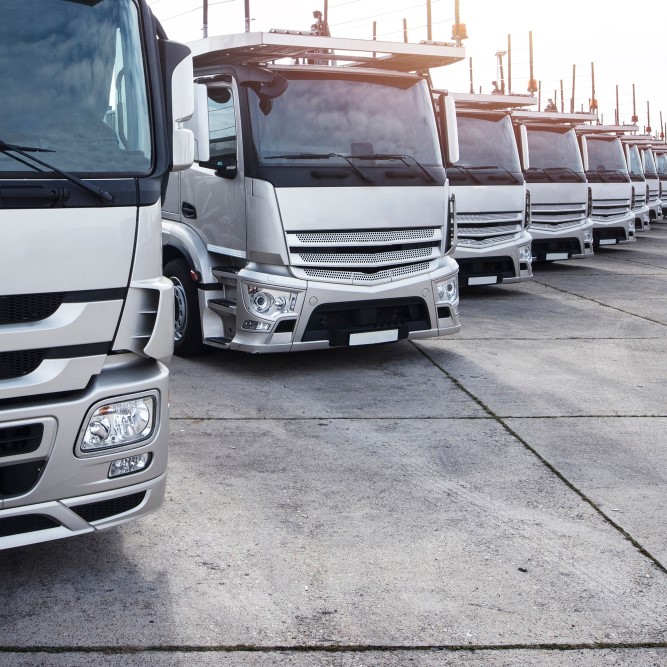 group-of-trucks-parked-in-a-row