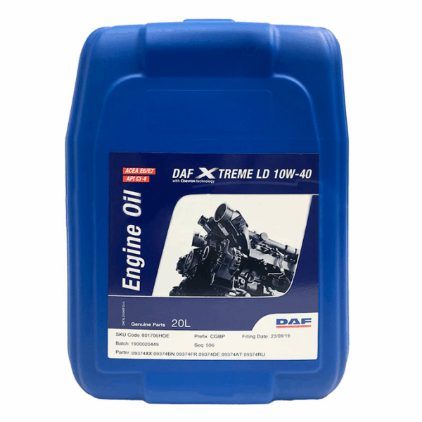 DAF-Xtreme LD 10W40 20л / Моторное масло