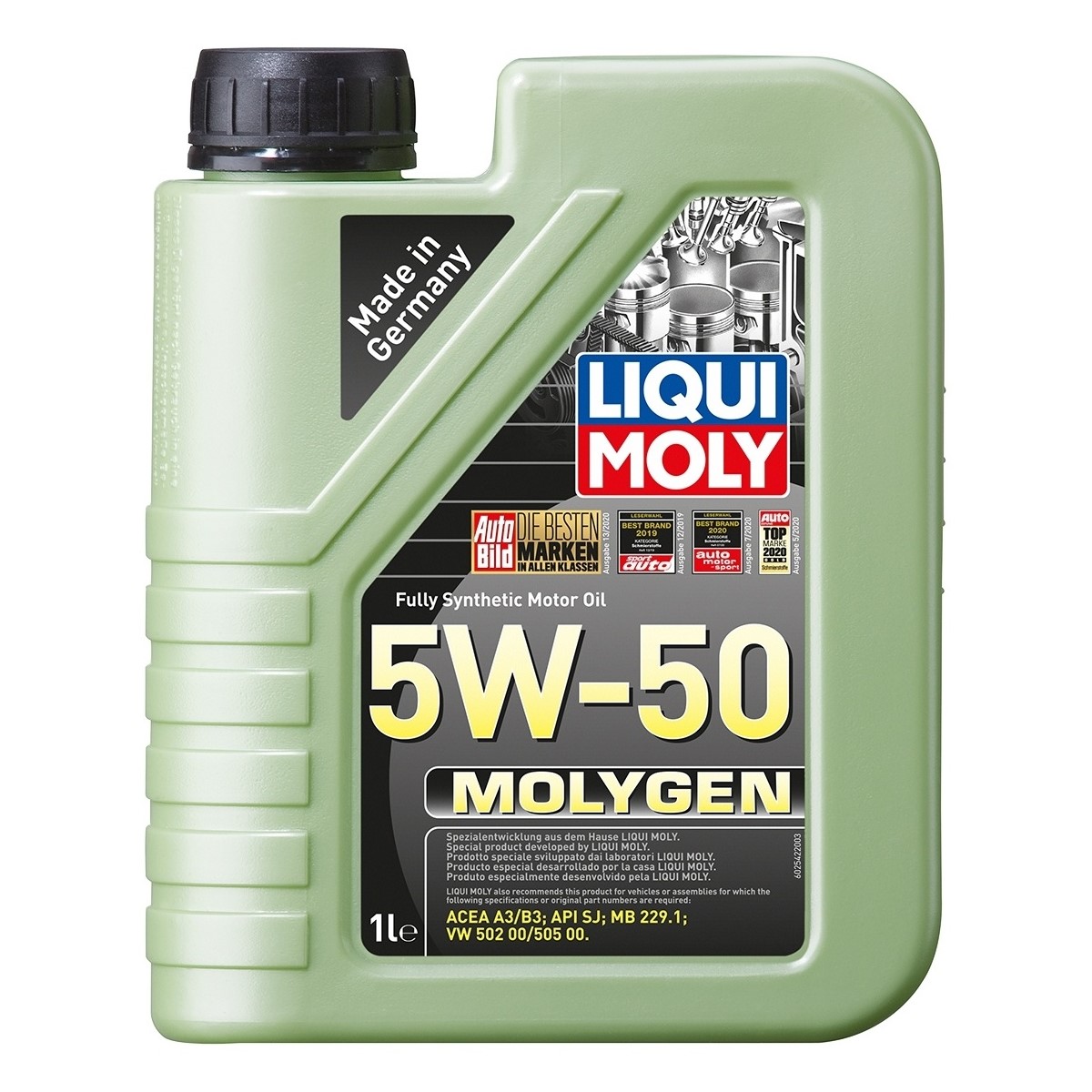 liqui-moly-molygen-5w-50-1l Liqui Moly MOLYGEN 5W50 1л / Моторное масло — изображение 1