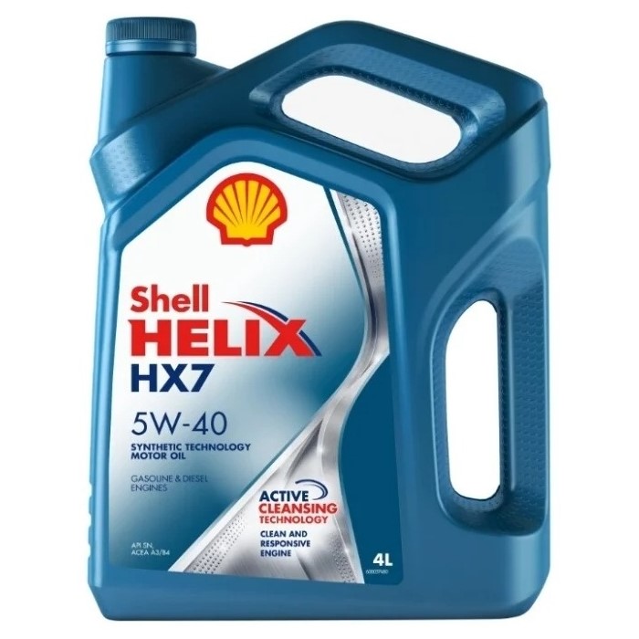 shell helix hx7 5w40 4l